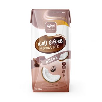 Best Vietnam Iced cafe Coconut milk mocha