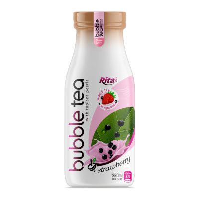 Bubble Tea Strawberry Flavor