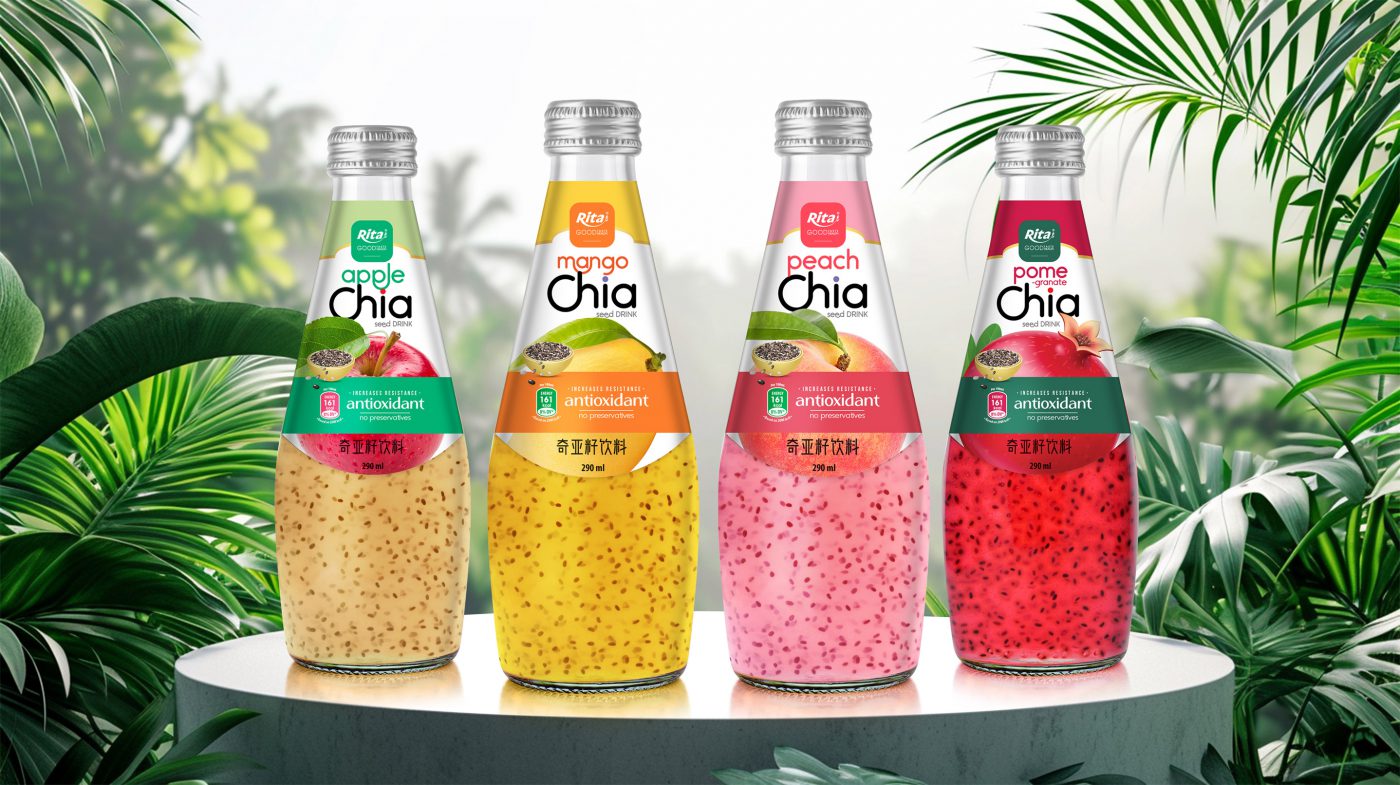 Best Selling Chia Seed Drink With Fruit Flavor