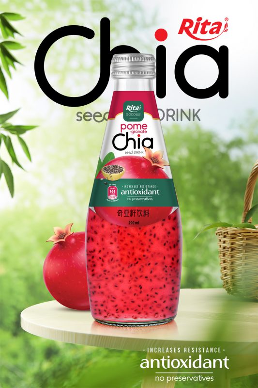 Best Selling Rita Brand Chia Seed Drink With Fruit Flavor