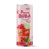 popping boba bubble strawberry fruit juice with aloe vera 250ML cans