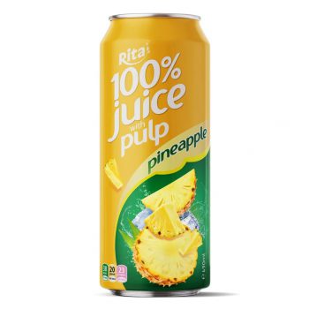 Beverage Distributors 100% Pineapple Juice With Pulp 500ml Cans