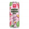 Wholesale OEM 320ml Sleek Can Rita Watermelon Juice With Passion Fruit Juice