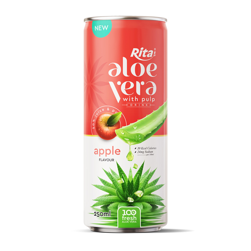 Tropical Refreshment with Real Aloe Vera and Fruit Pulp