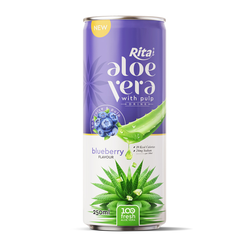 Tropical Refreshment with Real Aloe Vera and Fruit Pulp