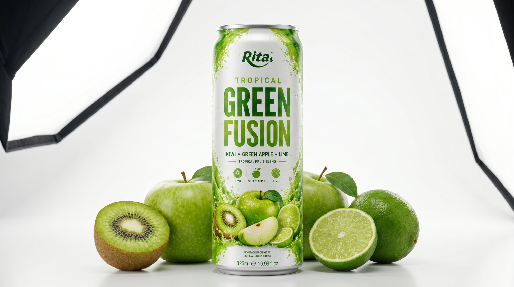 GREEN FUSION Tropical Fruit Blend Drink Poster 1