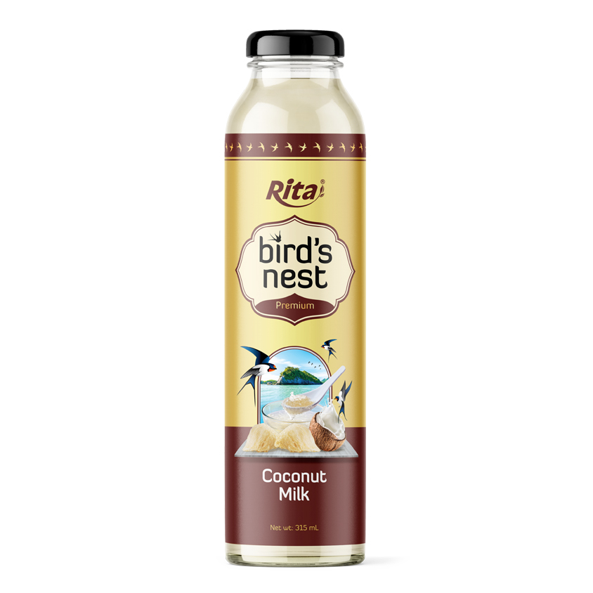 Rich coconut milk combined with premium birds nest for a tropical luxury beverage.