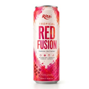 Natural Tropical Red Fusion Fruit Blend 325ml Can