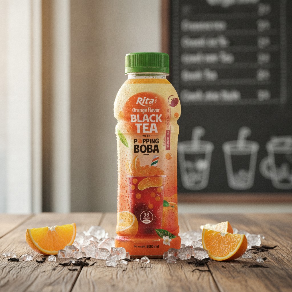 Market Overview: RTD Black Tea with Popping Boba in the US and Europe
