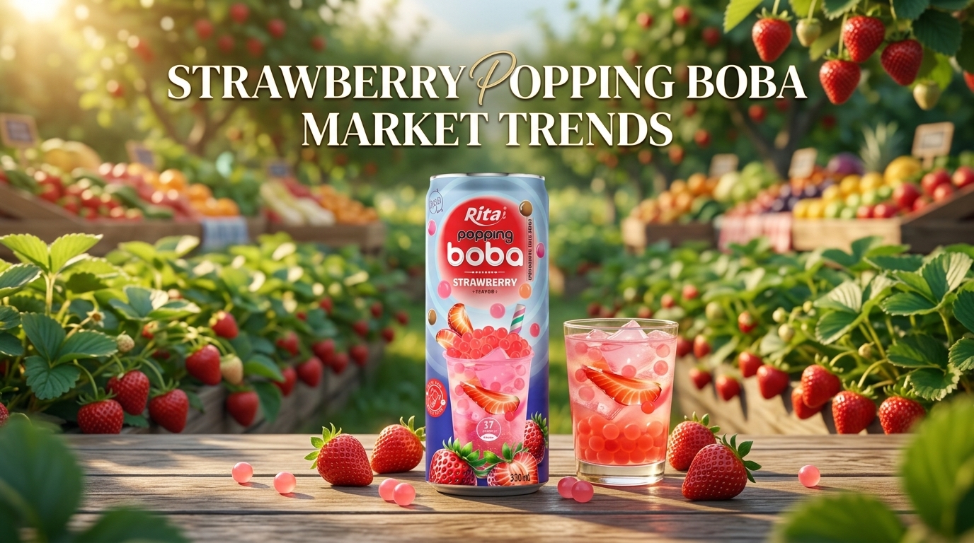 STRAWBERRY POPPING BOBA MARKET TRENDS