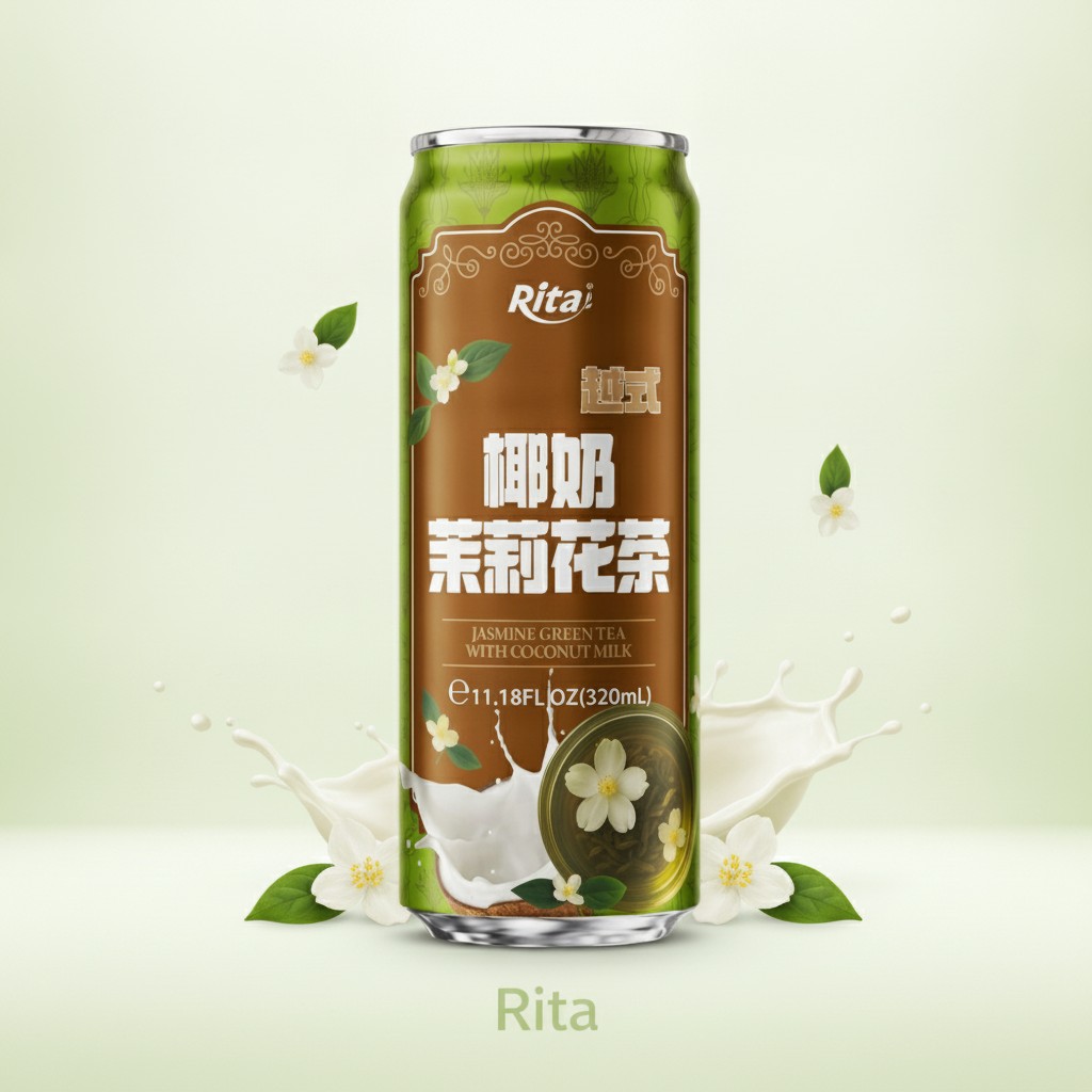 11.18 Fl Oz (320ml) Vietnam Black Tea with Coconut Milk Poster 2