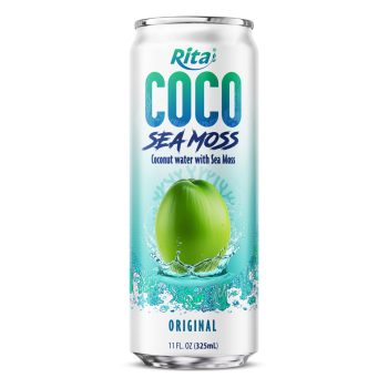 Coco Sea Moss Coconut water with sea moss 325ml sleek can