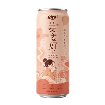 325ml cans ginger milk tea drink