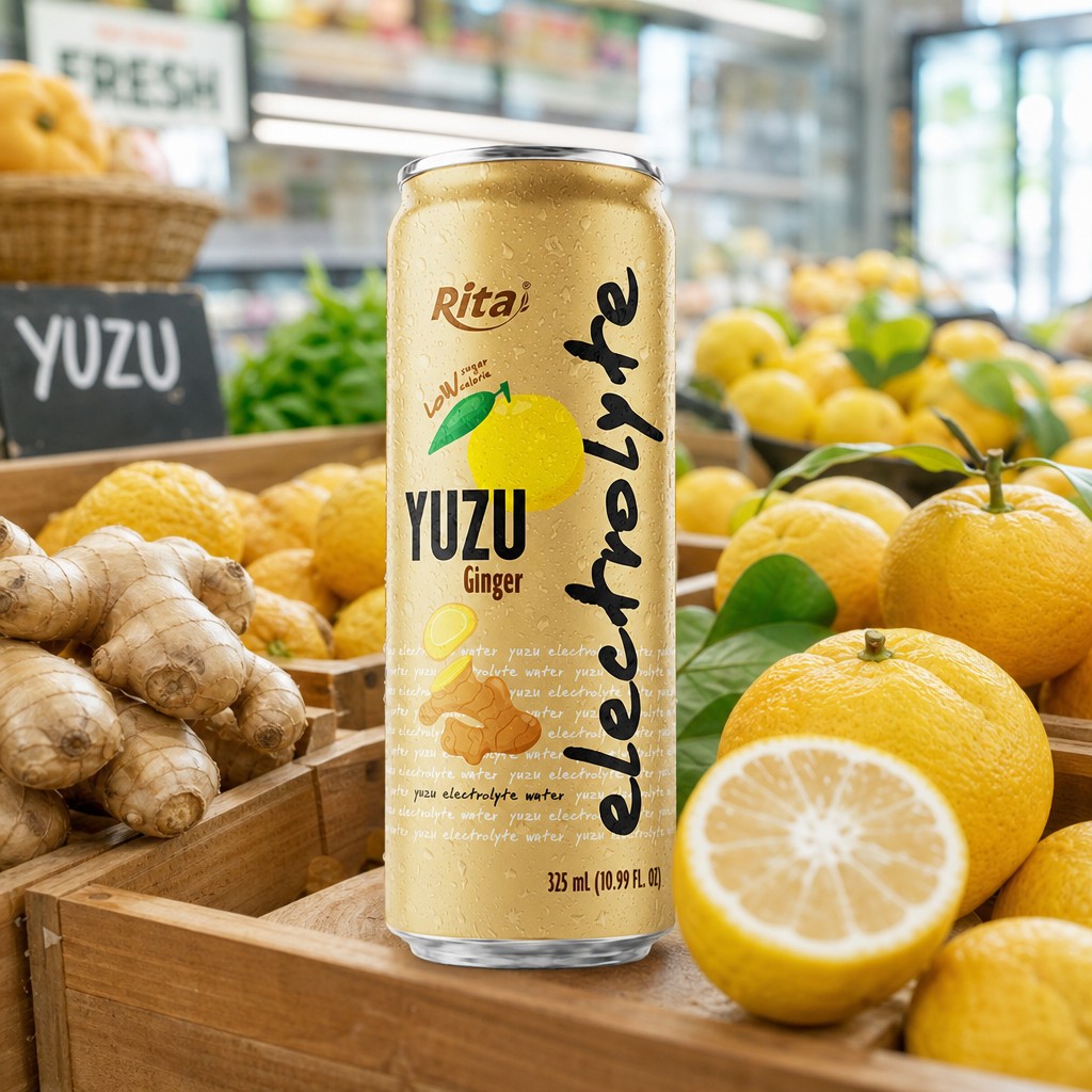 Yuzu Ginger Electrolyte Water Drink Rides Asia's Low Sugar Wave - Image 1