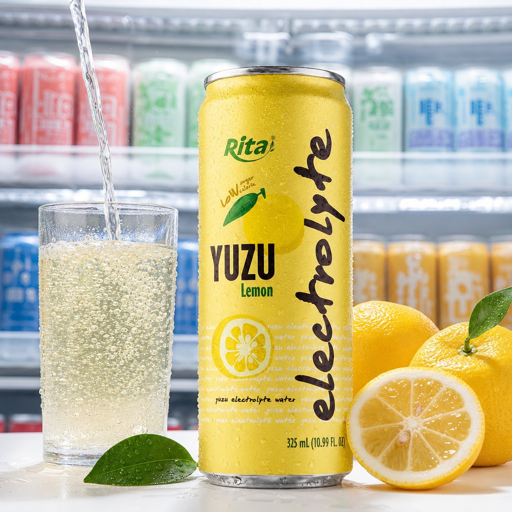 Yuzu Lemon Electrolyte Water Drink Targets Low Sugar Demand in Asia - Image 1