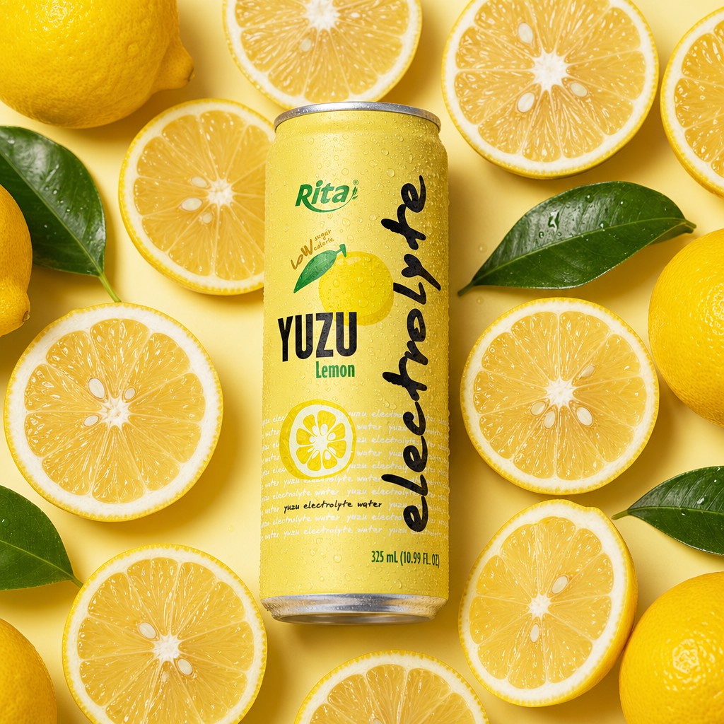 Yuzu Lemon Electrolyte Water Drink Targets Low Sugar Demand in Asia - Image 2
